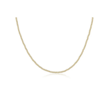 17" Choker Beaded - Classic Gold 2.5mm