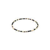 Hope Unwritten Faceted Hematite 2mm Bead Bracelet