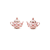Rosy Check Teapot Salt & Pepper Set