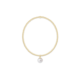 Classis Gold 2mm Bracelet - Classic Pearl 8mm Charm