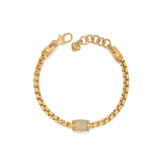 Meridian Solis Station Bracelet, Gold