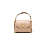 Leather Bee Mini Bag, Nude