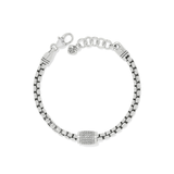 Meridian Solis Station Bracelet, Silver