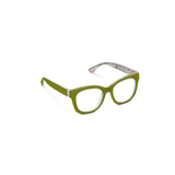 Center Stage Glasses, Green/Gasparilla