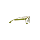 Center Stage Glasses, Green/Gasparilla