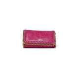 Fold Over Crossbody Bag, Hot Pink