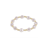 Admire Gold 3mm Bracelet, Pearl