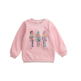 Nutcracker Sequin Toddler Sweatshirt, Pink
