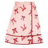 Spa Wrap, Striped Bows