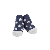 Navy Star Baby Socks