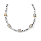 Meridian Necklace, Two Tone