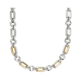 Medici Link Two Tone Necklace