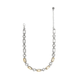 Medici Link Two Tone Necklace