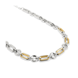 Medici Link Two Tone Necklace