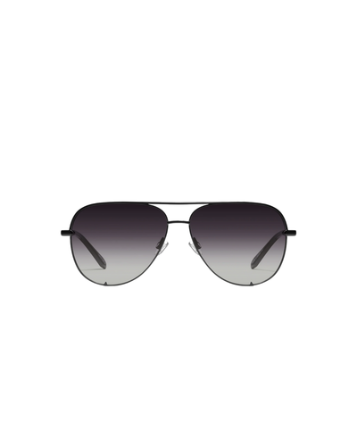 High Key Extra Large Sunglasses, Black Frame/ Fade Polarized Lens
