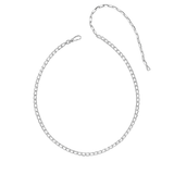 Bella Tennis Necklace, Silver