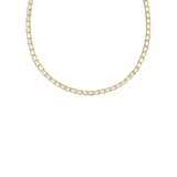 Bella Tennis Necklace, Gold