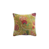 Square Cotton Blend Velvet Printed Pillow