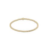 Classic Gold 2.5mm Bead Bracelet