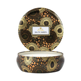 Baltic Amber 3 Wick Tin Candle