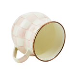 Rosy Check Enamel Mug
