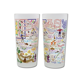 Texas Drinking Glass Set of 2