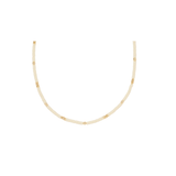 Deliah Gold Strand Necklace, Ivory MOP