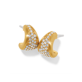 Meridian Small Hoop Earrings, Gold