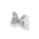 Meridian Small Hoop Earrings, Silver