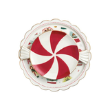 Nested Christmas Candy Platter Set