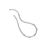 Meridian Necklace, Silver