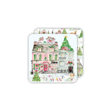 Snow Village Die-Cut Coaster