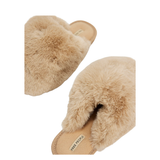 Snowball Slippers, Taupe