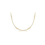 17" Choker Hope Unwritten, 4mm Gold