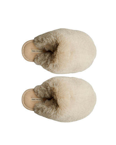 Snowball Slippers, Taupe