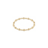 enewton Extends Dignity Sincerity Pattern 5mm Bead Bracelet, Gold