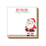 Ho Ho Ho Merry Christmas Santa Mini Luxe Notepad