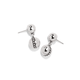 Pretty Tough Bold Stud Post Drop Earrings