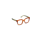 Fanfare Glasses, Blonde Tortoise/Green