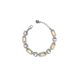 Medici Two Tone Link Bracelet