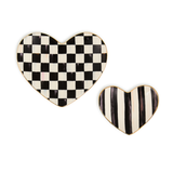 Courtly Heart Trinket Dishes, Set of 2