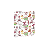 Hand Painted Football Pattern Table Runner, Maroon/ Dark Maroon