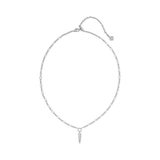 Fate Short Pendant Necklace, Silver