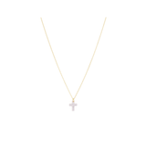 16" Necklace Gold - Blessed Crystal Charm