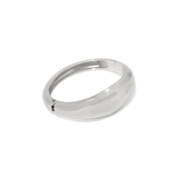 Cascade Lumina Hinged Bangle, Silver