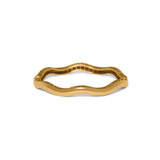 Inner Circle Slim Hinged Bangle, Gold