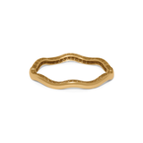 Inner Circle Slim Hinged Bangle, Gold