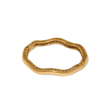 Inner Circle Slim Hinged Bangle, Gold