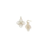 Heritage Mini Drop Earrings, Gold