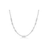 17" Choker Beaded - Hope Unwritten Sterling 4mm